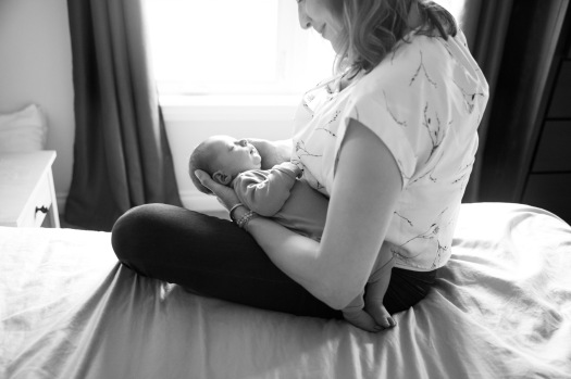 Calgary newborn photographer - in-home lifestyle newborn photography